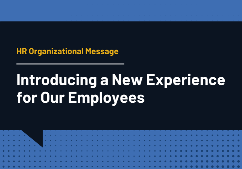 HR Org Announcement feat